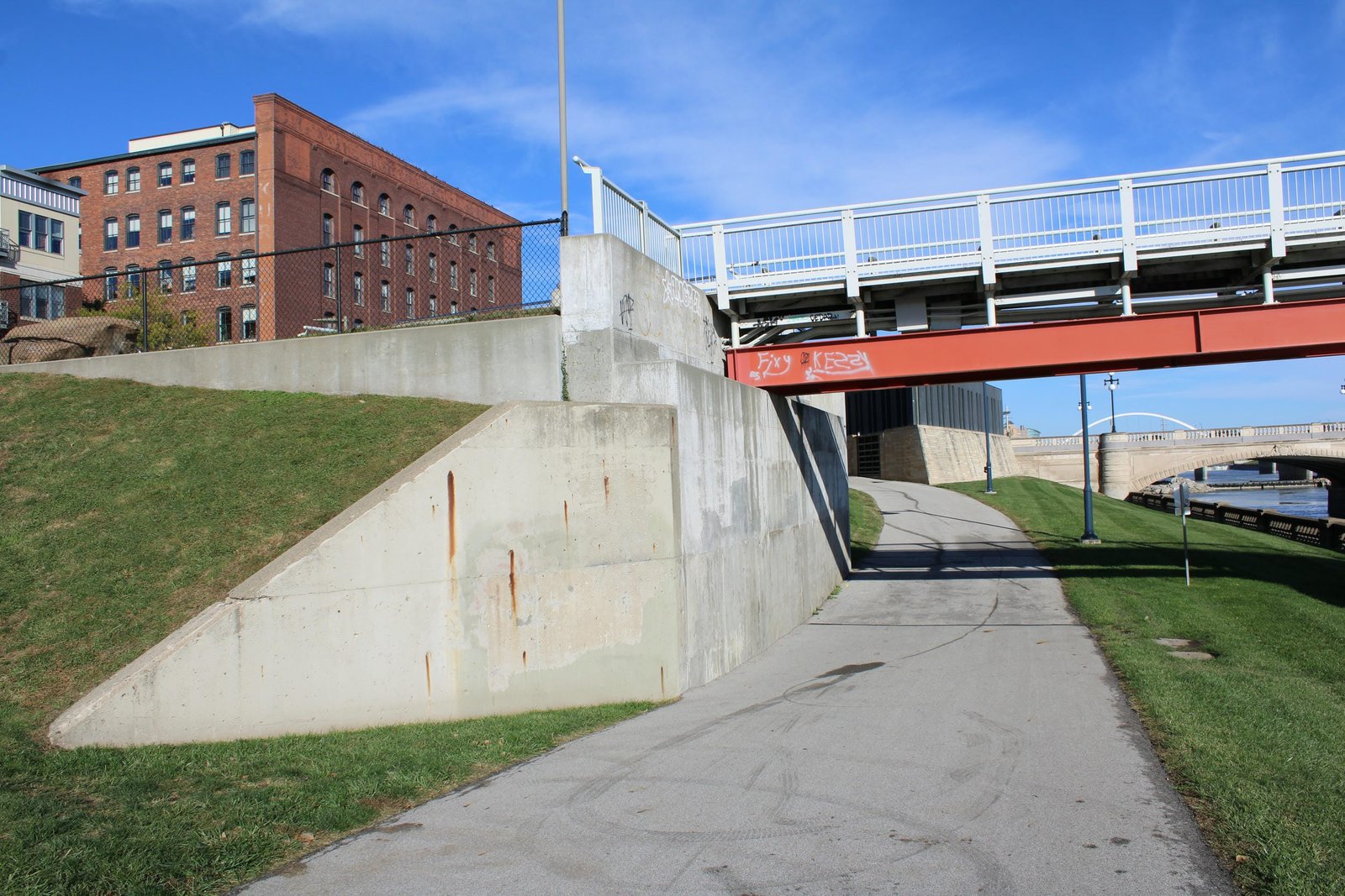West abutment